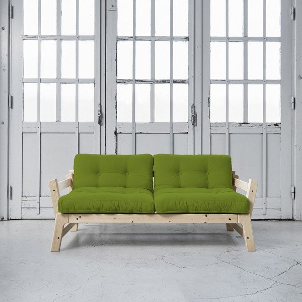 Dīvāns gulta Karup Step Natural/Lime-image-1