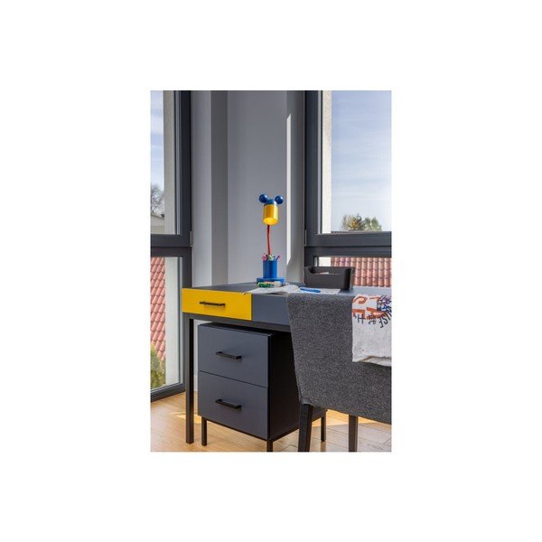 Zila galda lampa ar metāla abažūru (augstums 50 cm) Mouse – GTV-image-2