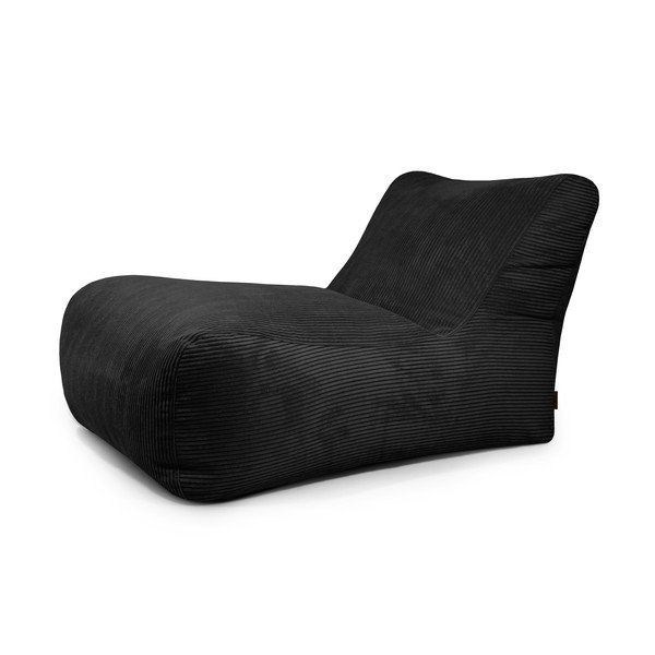 Melns velveta sēžammaiss Lounge 100 – SLOWDOWN