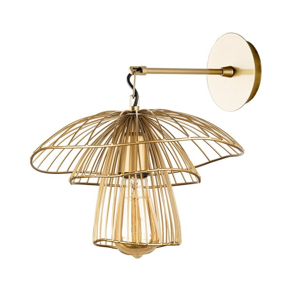 Sienas lampa zelta krāsā Squid Lighting Root, augstums 36 cm-image-3