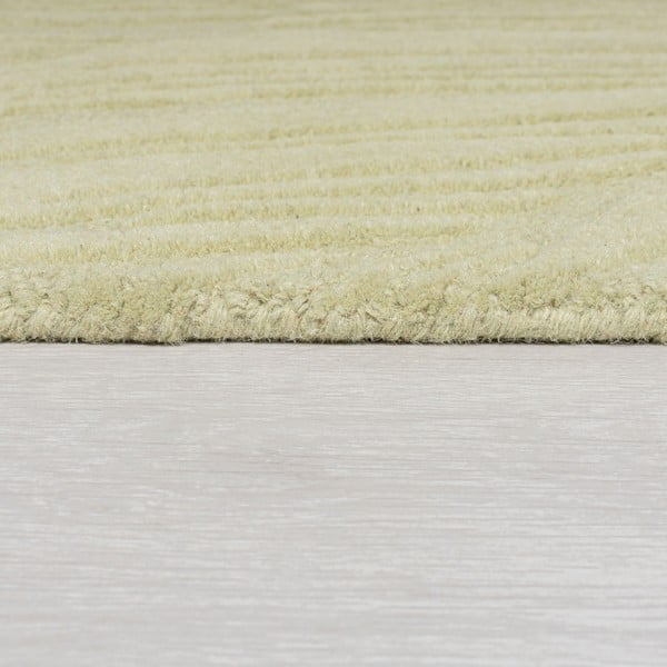 Zaļš vilnas paklājs 200x290 cm Lino Leaf – Flair Rugs-image-4