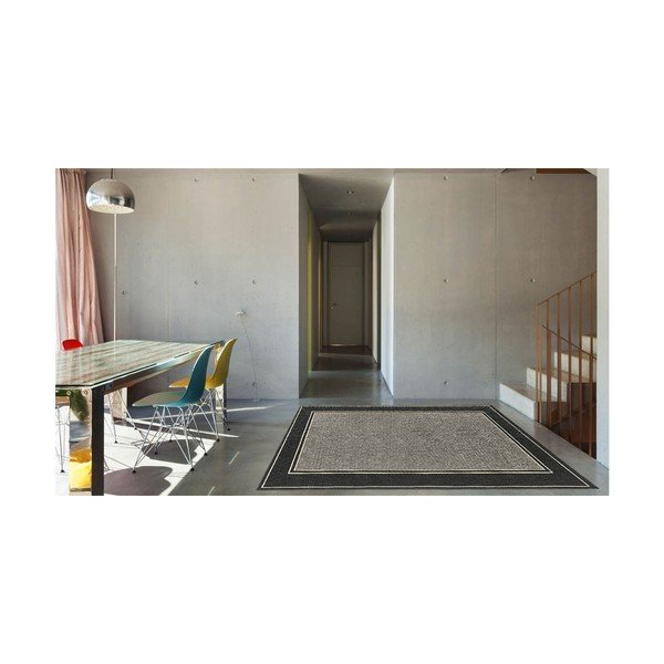 Webtappeti Frame pelēks augstas izturības paklājs, 160 x 230 cm-image-3