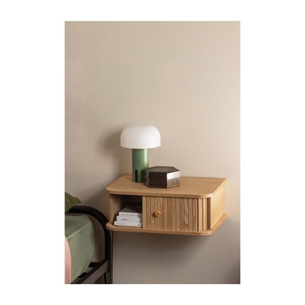 Dabīga toņa piekarināms naktsskapītis ar priedes koka imitāciju Jena – WOOOD-image-1