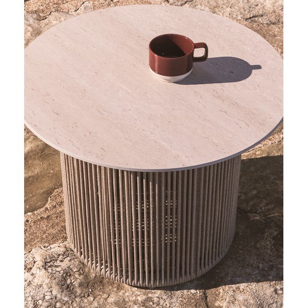 Metāla apaļš dārza galdiņš ø 55 cm Orosei – Kave Home-image-2