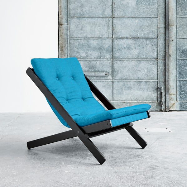 Karup Boogie Black/Horizon Blue saliekamais krēsls