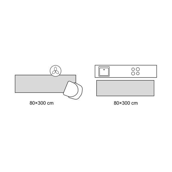 Ar rokām darināts vilnas celiņa paklājs 80x300 cm Lattice Shaped  – Flair Rugs-image-4