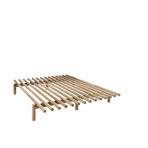 Divguļamā gulta no priedes koka ar režģi 140x200 cm Pace – Karup Design
