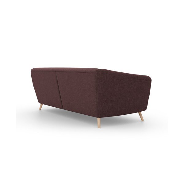 Tumši sarkans dīvāns Interieurs 86 Étoile, 210 cm-image-3