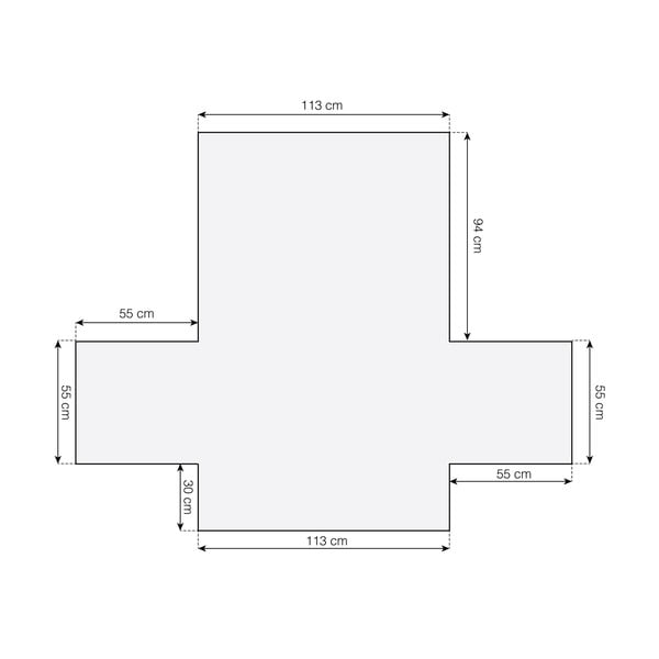 Tirkīzzils aizsargājošs pārvalks dīvānam 2 sēdvietām Lounge – douceur d'intérieur-image-3