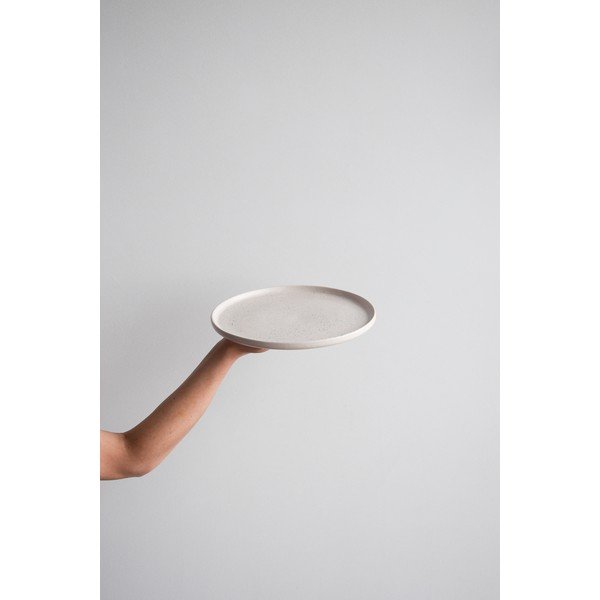 Gaiši rozā keramikas šķīvis ÅOOMI Dust, ø 27,5 cm-image-2