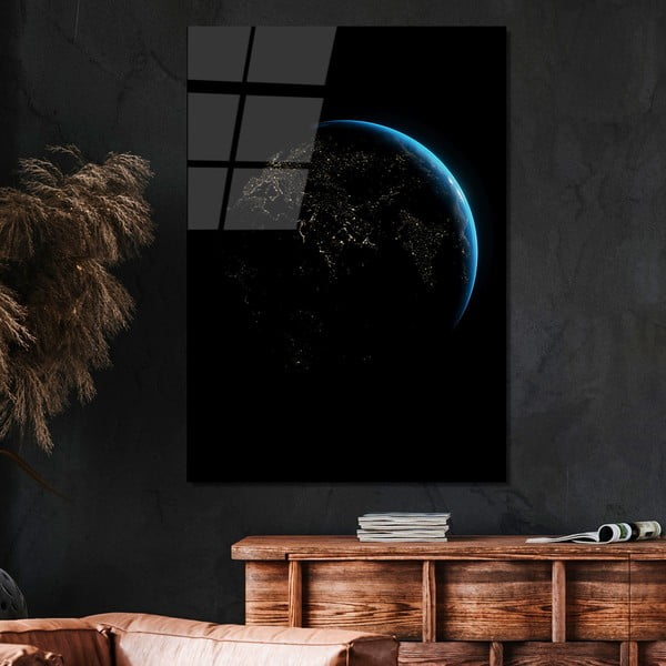 Stikla glezna 70x100 cm Earth – Wallity-image-1