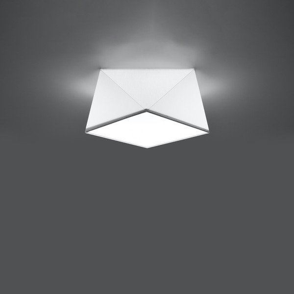 Balta griestu lampa 25x25 cm Koma – Sollux-image-1