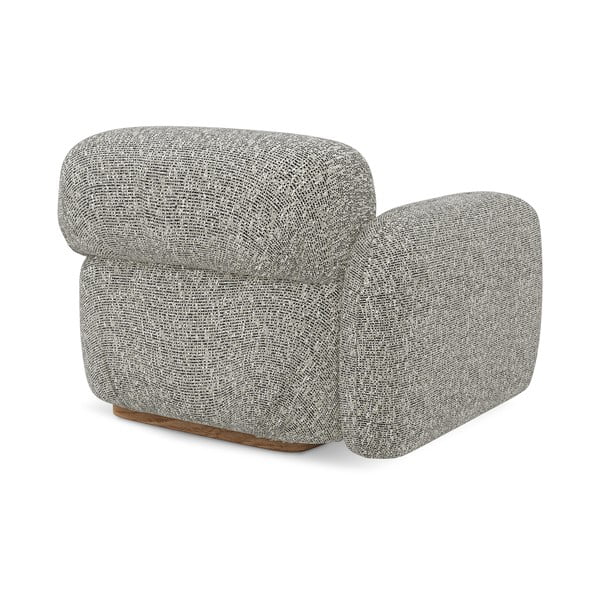 Pelēka modulārā dīvāna daļa (ar kreiso stūri) Ailani – Makamii-image-3