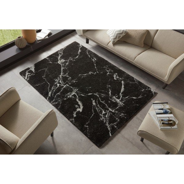 Melns paklājs Mint Rugs Nomadic Mayrin, 80 x 150 cm-image-1