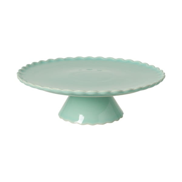 Gaiši zaļš keramikas kūku paplātes Casafina Forma, ⌀ 28 cm