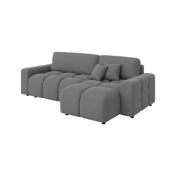 Pelēks salokāms stūra dīvāns (ar maināmu stūri) Luki – Ropez-image-4