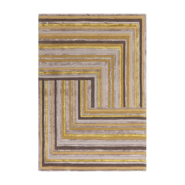 Okera dzeltens vilnas paklājs 120x170 cm Network Gold – Asiatic Carpets
