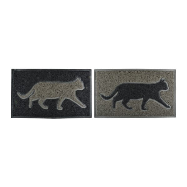2 paklājiņu komplekts Esschert Design Cat, 44,5 x 74,8 cm