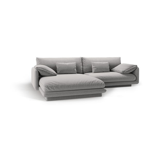 Gaiši pelēks stūra dīvāns (ar kreiso stūri) Torino – Micadoni Home-image-2