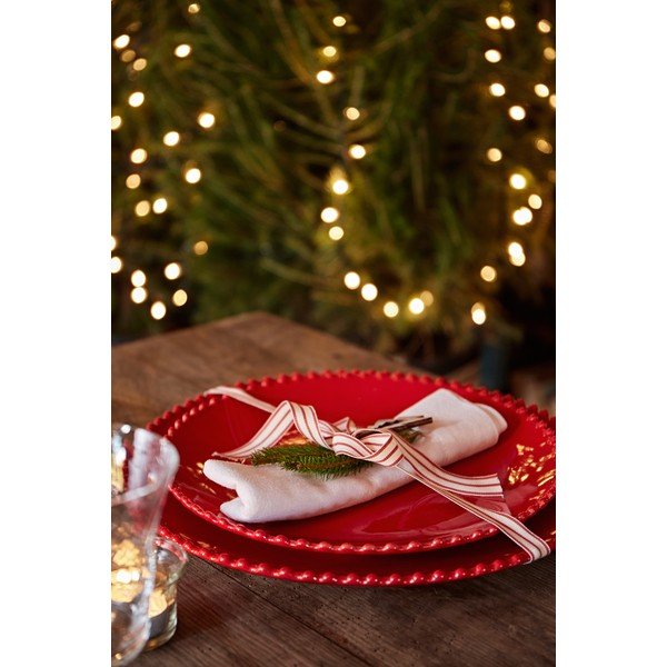 Rubīna sarkans māla šķīvis Costa Nova, ø 28,4 cm-image-1