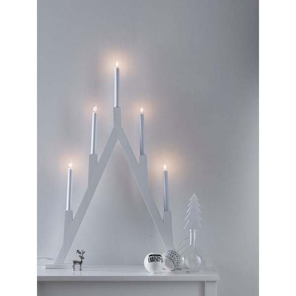 Balts gaismas dekors ar Ziemassvētku motīvu Bjurfors – Markslöjd