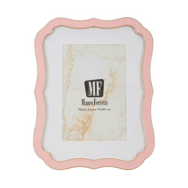 Gaiši rozā metāla/stikla stāvošs foto rāmis 17x22 cm Margot – Mauro Ferretti-image-2