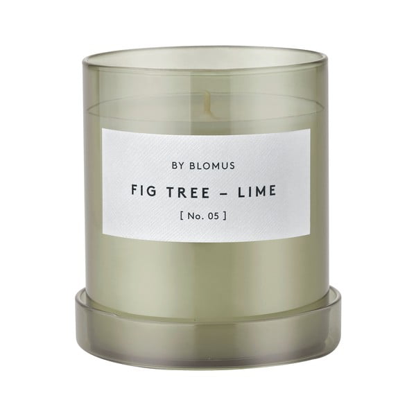 Aromātiskā sojas vaska svece degšanas laiks 45 h Valoa Fig Tree – Lime – Blomus-image-3