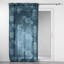 Tumši zils dienas aizkars 140x280 cm Esquisse – douceur d'intérieur