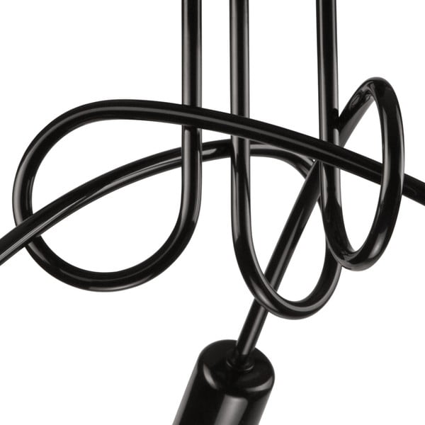 Melna griestu lampa bez abažūra 36x36 cm Camilla – LAMKUR-image-3