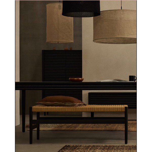 Melns/dabīga toņa sols Zaide – Kave Home-image-1