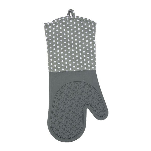 2 pelēku virtuves cimdu komplekts no silikona Wenko Oven-image-1