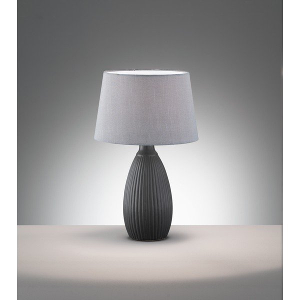 Pelēka galda lampa Fischer & Honsel Ames-image-1