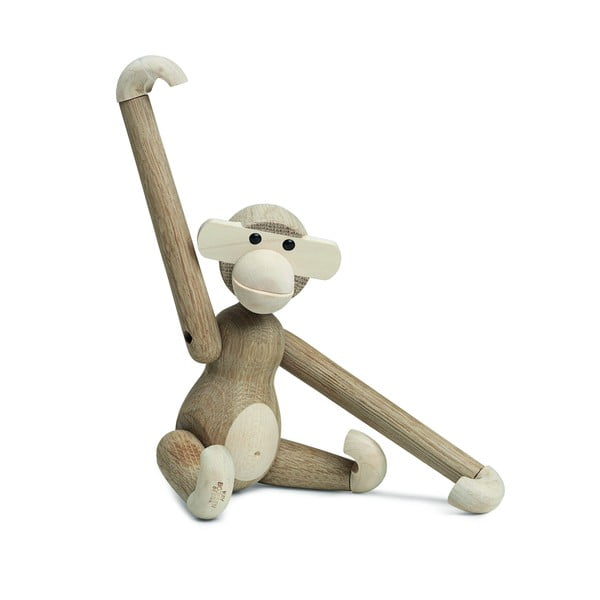 Masīvkoka statuete Kay Bojesen Denmark Monkey Solid