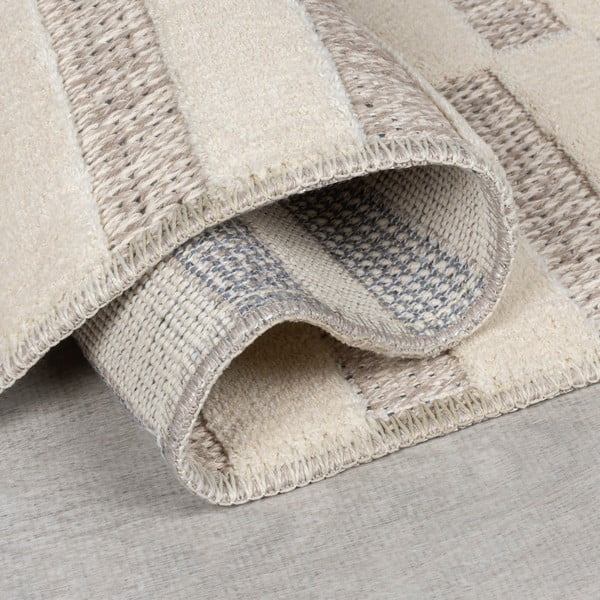 Pelēkbēšs mazgājams paklājs 78x150 cm Marlowe – Flair Rugs-image-2