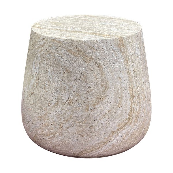 Akmens apaļš dārza galdiņš ø 47,5 cm Bonn – House Nordic