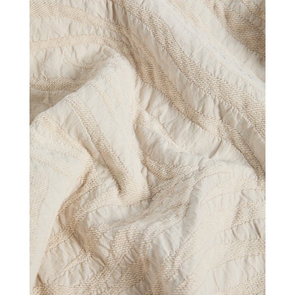 Ziloņkaula krāsas žakarda gultas pārklājs 180x260 cm Zenti – Kave Home-image-3