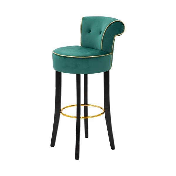 Krēmkrāsas samta bāra krēsls 96 cm Luxy – Mauro Ferretti-image-2
