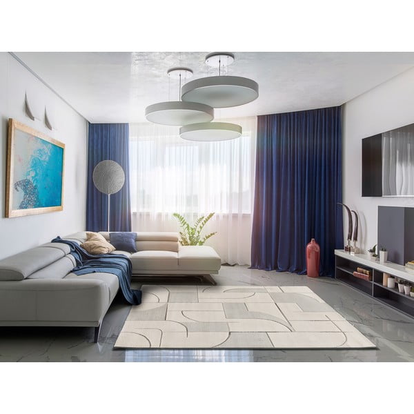 Krēmkrāsas paklājs 120x170 cm Lena – Universal-image-2