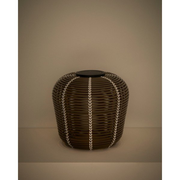 LED galda/pārvietojams āra gaismeklis ar saules baterijām/ar USB ø 35 cm Garoina – Kave Home-image-4