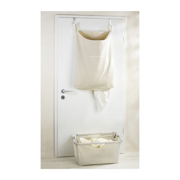 Bēšs durvju veļas grozs Wenko, 65 l-image-4