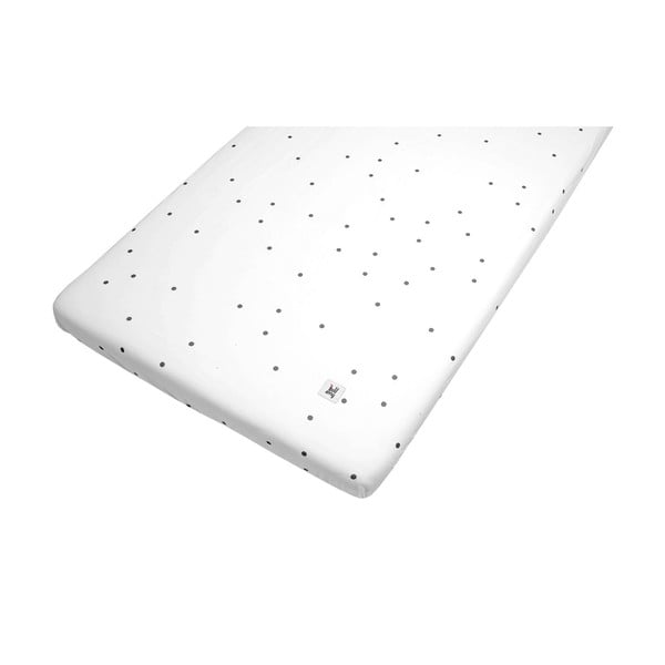 Kokvilnas bērnu vienvietīgas gultas palags 200x90 cm Piggy – BELLAMY-image-1