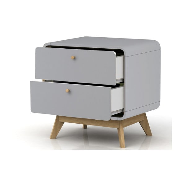 Pelēks naktsgaldiņš Cassie – Støraa-image-2