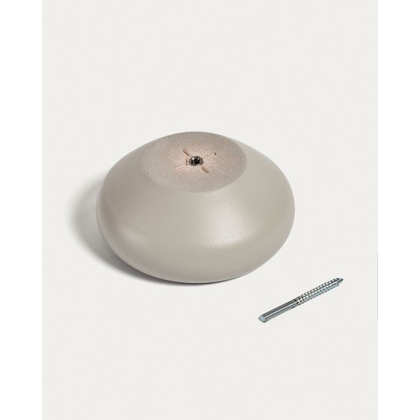 Pelēkbrūni dižskābarža masīvkoka sienas āķi (3 gab.) Nadue – Kave Home-image-2
