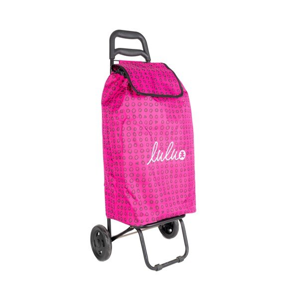 Purpura iepirkumu soma ar riteņiem Lulucastagnette Ridey, 37 l-image-1