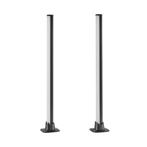 Melna metāla LED galda lampa (augstums 55 cm) Boy – Reality