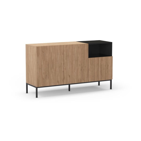 Dabīga toņa kumode 140x80 cm Cailin – Marckeric-image-2