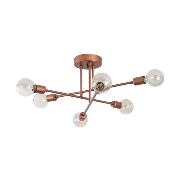 Bronzas krāsas griestu lampa 64x64 cm Flower – Opviq lights