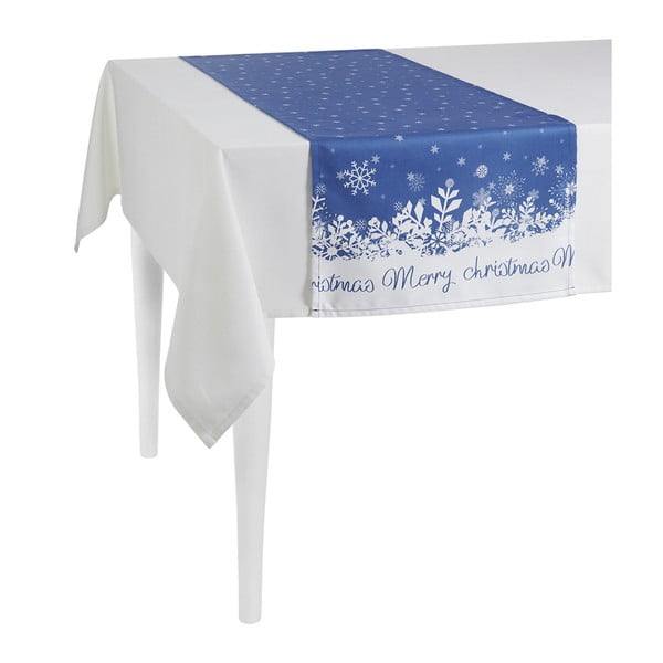 Zils Ziemassvētku galdauta celiņš Mike & Co. NEW YORK Honey Christmas, 40 x 140 cm