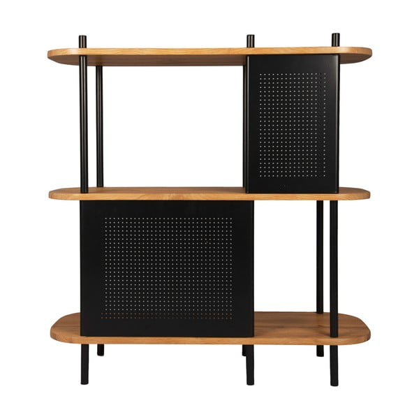 Melns tērauda plaukts Leitmotiv Sole, 80 x 83,5 cm-image-1