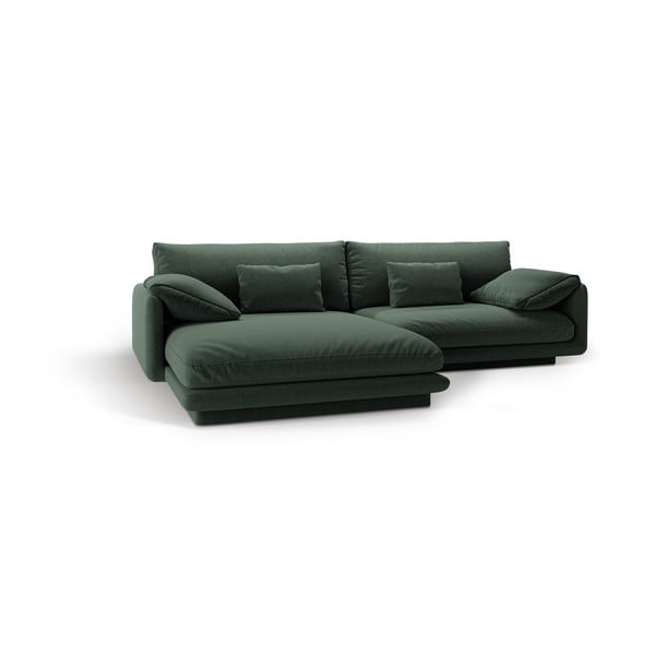 Tumši zaļš stūra dīvāns (ar kreiso stūri) Torino – Micadoni Home-image-2